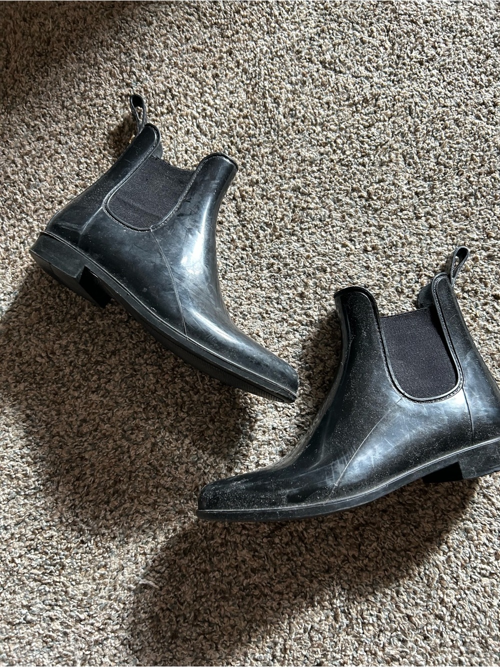 Sam Edelman | black Chelsea rain boots